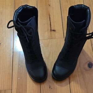 G by Guess Black Combat Boots